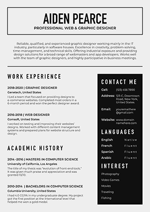 Resume builder