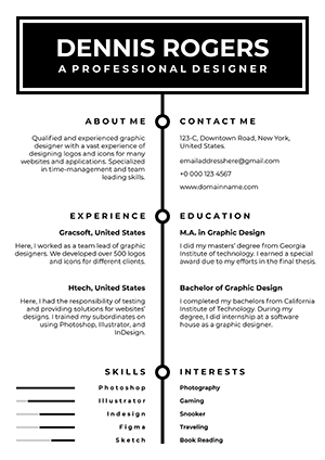 Resume builder